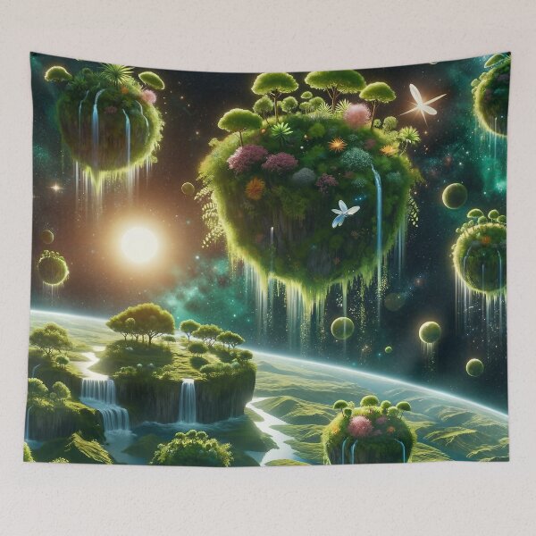 Item preview, Cosmic Island Sanctuary designed and sold by divinedeco1925.