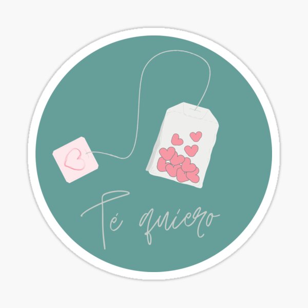 Item preview, Te quiero Tea Bag Spanish I love you designed and sold by Neeshki.