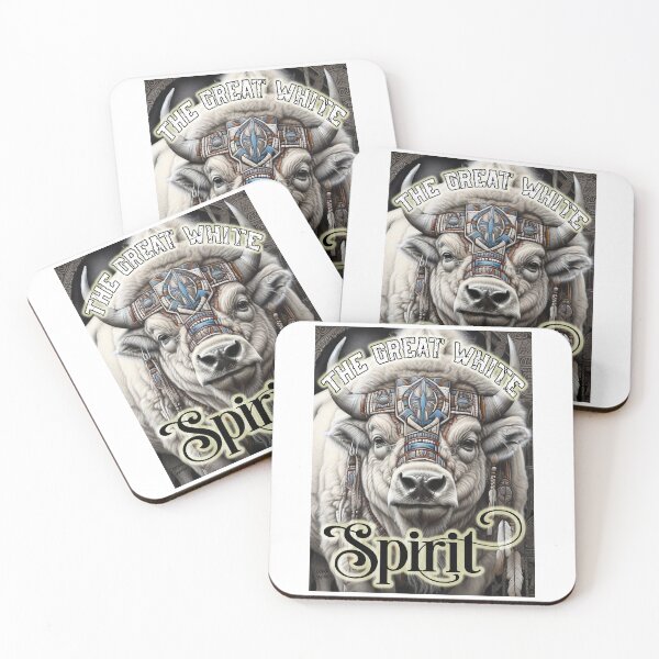 Item preview, White Buffalo; Great White Spirit; designed and sold by StickerApe.