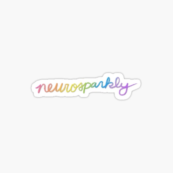 Item preview, Neurosparkly - Hand-Lettered Design designed and sold by JillPillDesign.