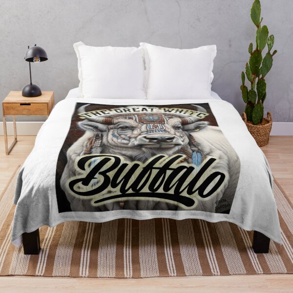 Item preview, The Great White Buffalo; designed and sold by StickerApe.