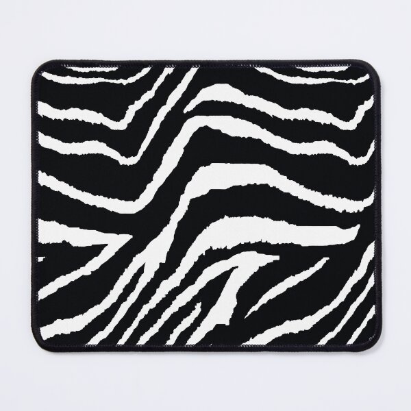 Item preview, ZEBRA ANIMAL PRINT BLACK AND WHITE PATTERN designed and sold by Overthetopsm.