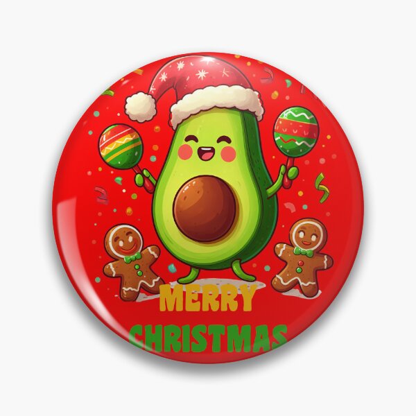 Item preview, Dancing Christmas Avocado: A Festive Delight for Your Decor designed and sold by InspireHubWear.
