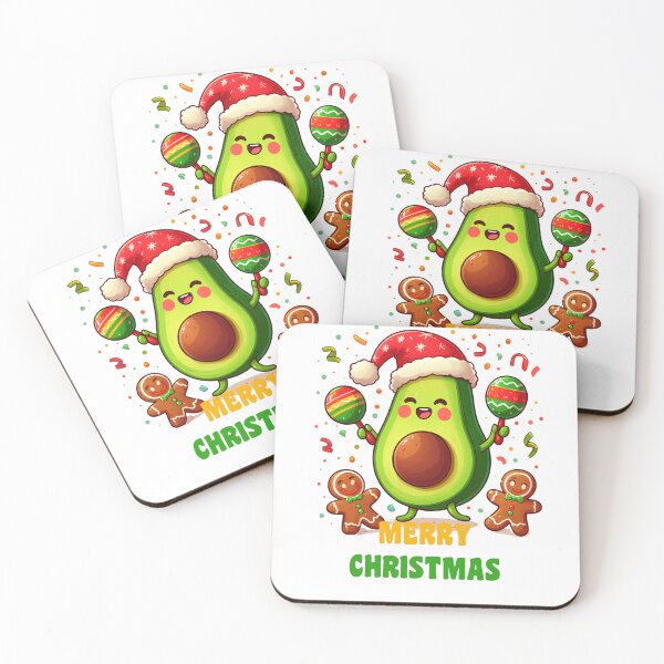 Item preview, Dancing Christmas Avocado: A Festive Delight for Your Decor designed and sold by InspireHubWear.