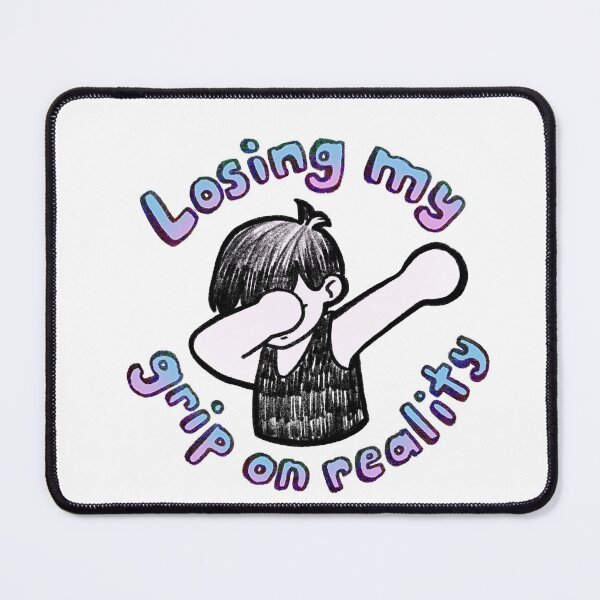 Item preview, Omori dabbing sticker, “Losing my grip on reality” designed and sold by Peas-Doodles.