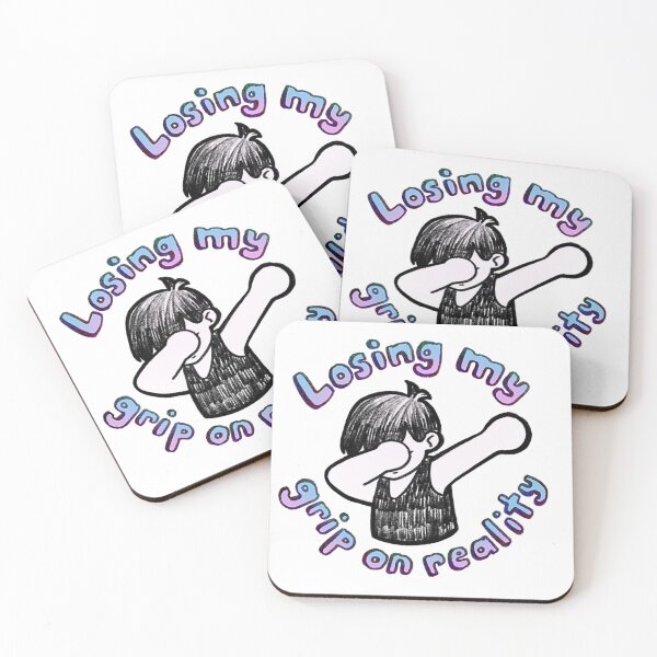 Item preview, Omori dabbing sticker, “Losing my grip on reality”  designed and sold by Peas-Doodles.