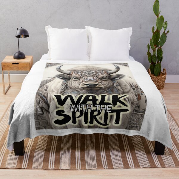 Item preview, Walk with the Spirit; White Buffalo; designed and sold by StickerApe.