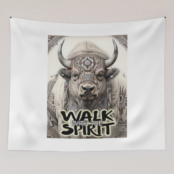 Item preview, Walk with the Spirit; White Buffalo;  designed and sold by StickerApe.