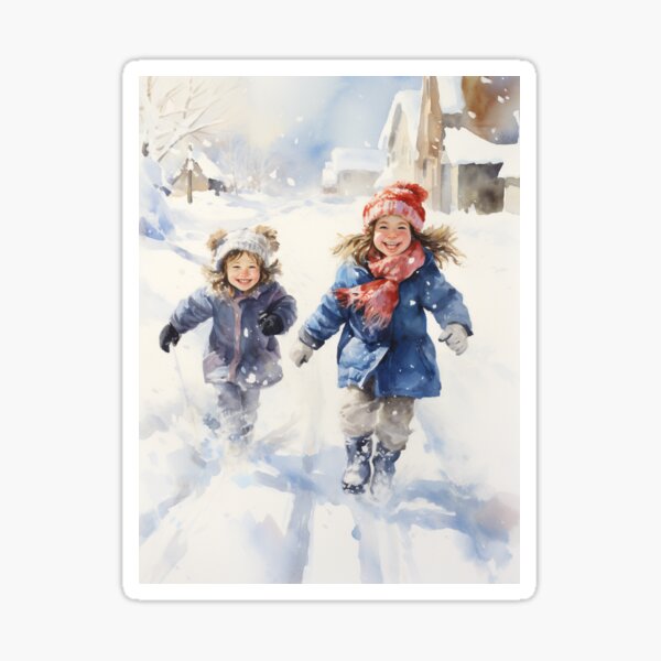 Item preview, Run In The Snow designed and sold by CamilleNorris.