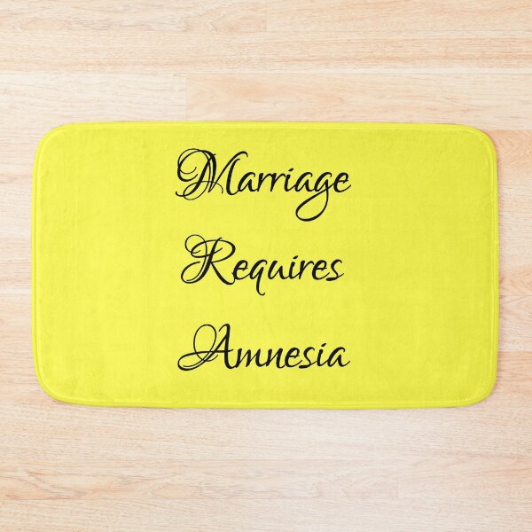 Item preview, Marriage Requires Amnesia  designed and sold by BuddingTree.