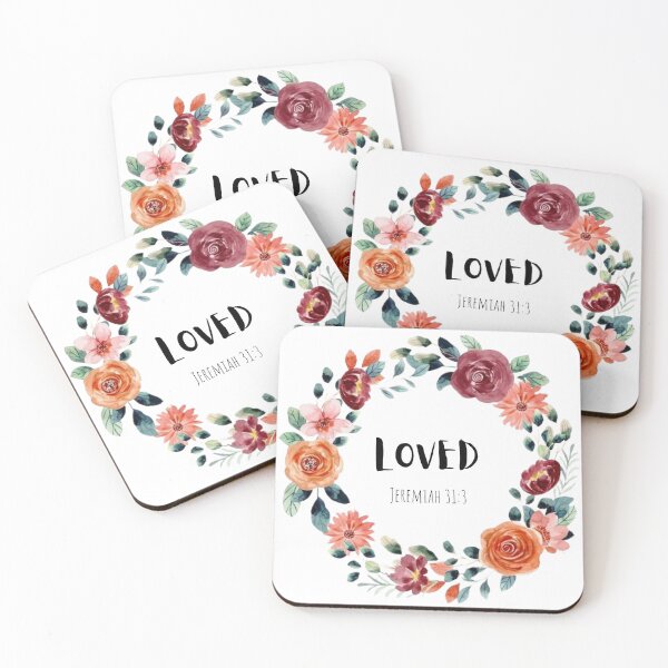 Item preview, LOVED - Jeremiah 31:3 designed and sold by jeanettemey1.