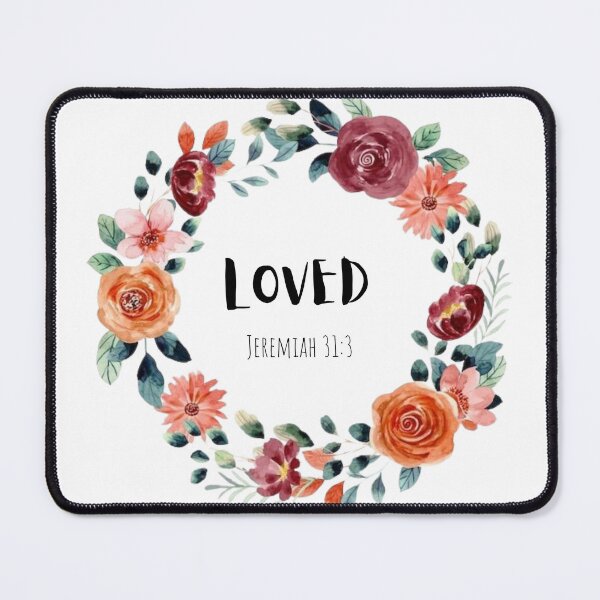 Item preview, LOVED - Jeremiah 31:3 designed and sold by jeanettemey1.