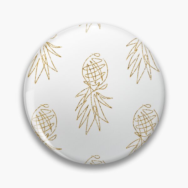 Item preview, Gold Faux Glitter Pineapple  designed and sold by SwingerDesigns.