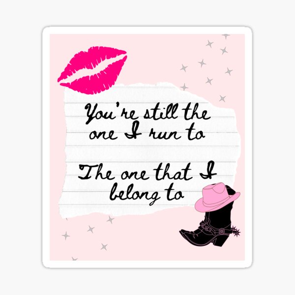 You're Still The One Shania Twain Sticker