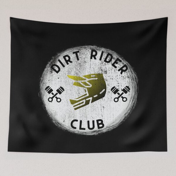 Item preview, Motorcycle Club Dirt Rider Yellow designed and sold by tommysnider.