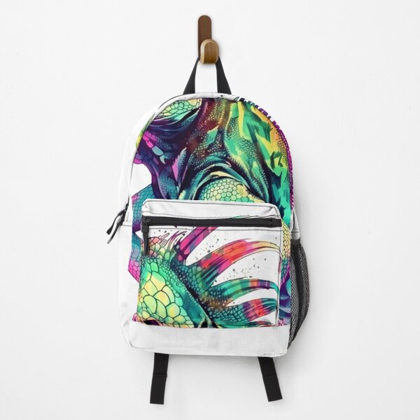 Item preview, Neon Iguana Glow: Colorful Reptile Phone Case and Notebook - Trendy Lizard Design, Vibrant Wildlife Accessories, Bold and Bright Fashion designed and sold by bahlpythons.