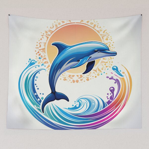 Item preview, Graceful Dolphin Logo designed and sold by Best-Art-32.