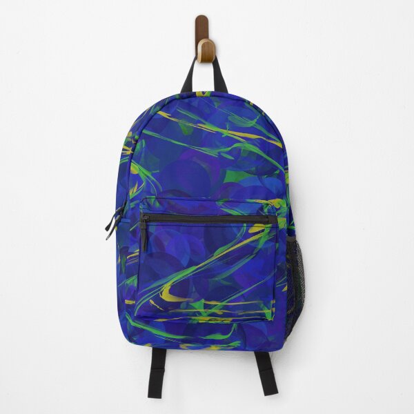 Item preview, Groovy blue green abstract funky pattern designed and sold by ArtofExiNights.