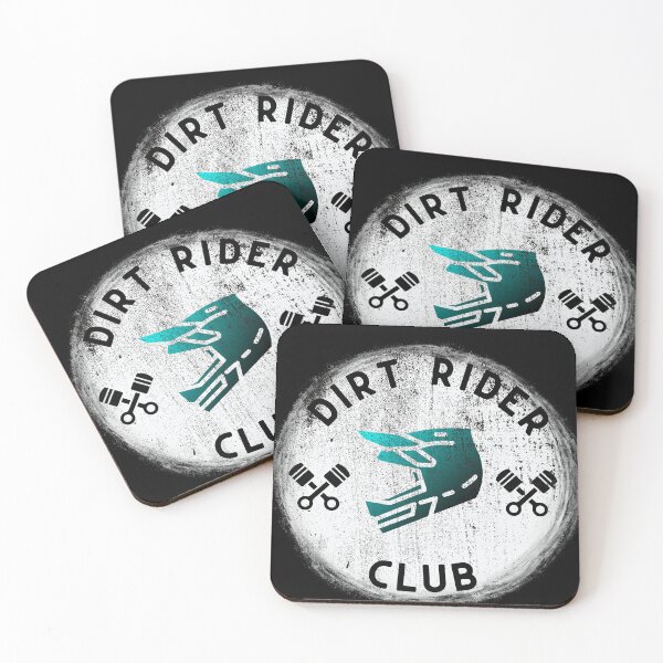 Item preview, Motorcycle Club Dirt Rider Neon Blue designed and sold by tommysnider.