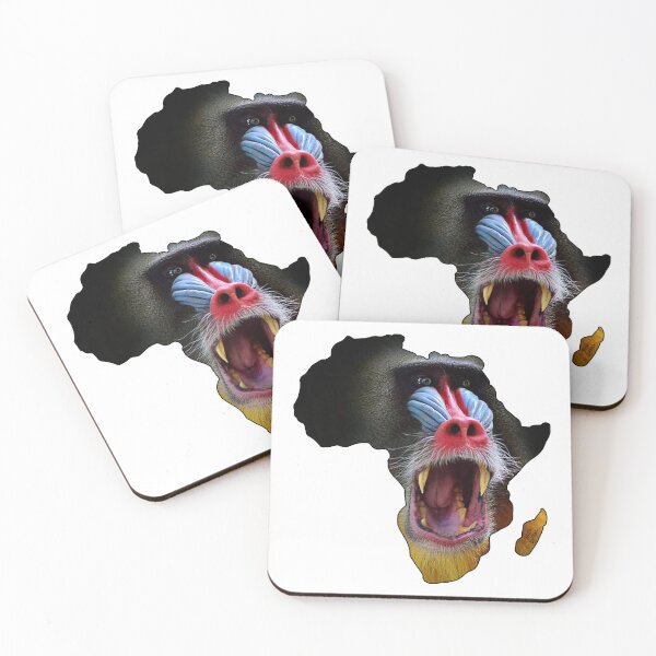 Item preview, Wild Baboon in Mother Continent; Africa; designed and sold by StickerApe.
