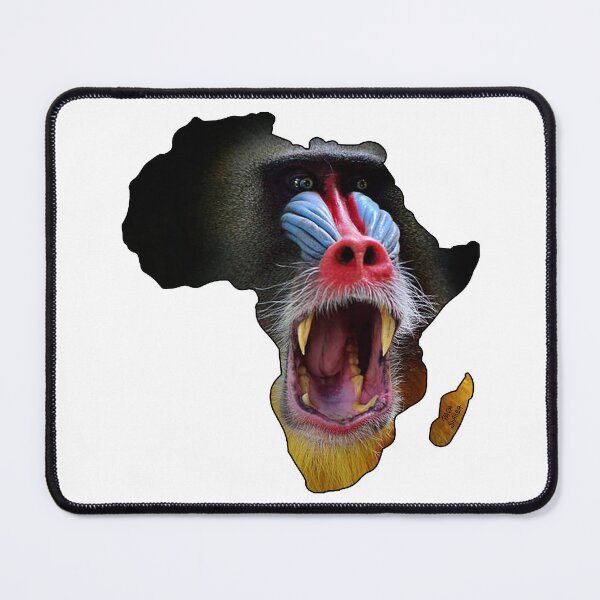 Item preview, Wild Baboon in Mother Continent; Africa; designed and sold by StickerApe.