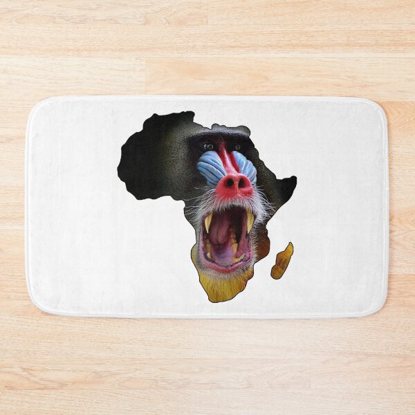 Item preview, Wild Baboon in Mother Continent; Africa; designed and sold by StickerApe.