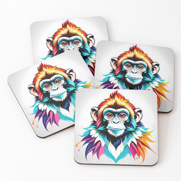Item preview, Playful Monkey Logo Art designed and sold by Best-Art-32.