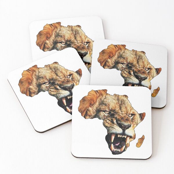 Item preview, King of the Beasts; Mother Continent; Africa; designed and sold by StickerApe.