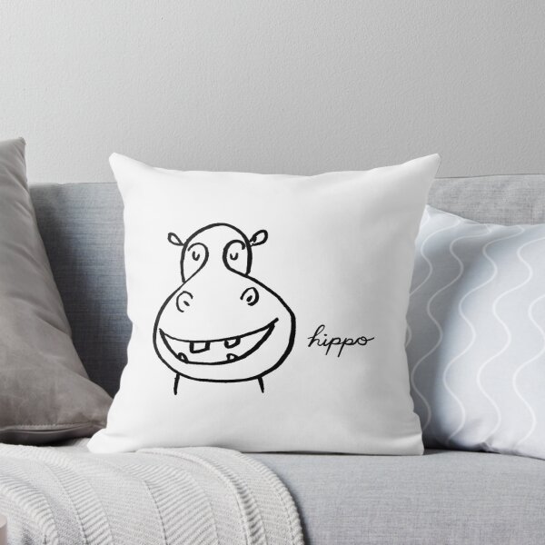Item preview, Happy Hippo Line Drawing designed and sold by Phil Marden.