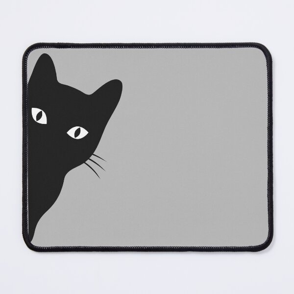 Item preview, Peeking black cat  designed and sold by LionessLove.