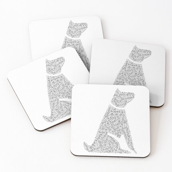 Item preview, Dog - Multilingual Word Cloud designed and sold by mr-k-store.