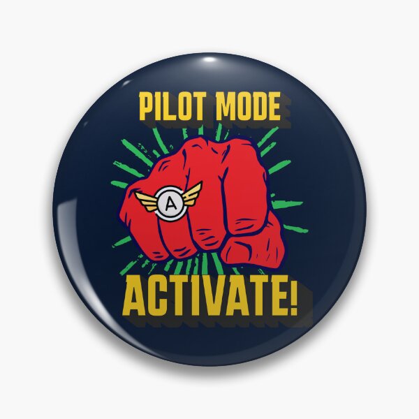 Item preview, Pilot Mode Activate Funny Aviation designed and sold by Manifest-Style.