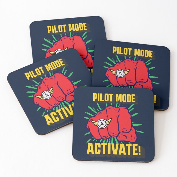 Item preview, Pilot Mode Activate Funny Aviation designed and sold by Manifest-Style.