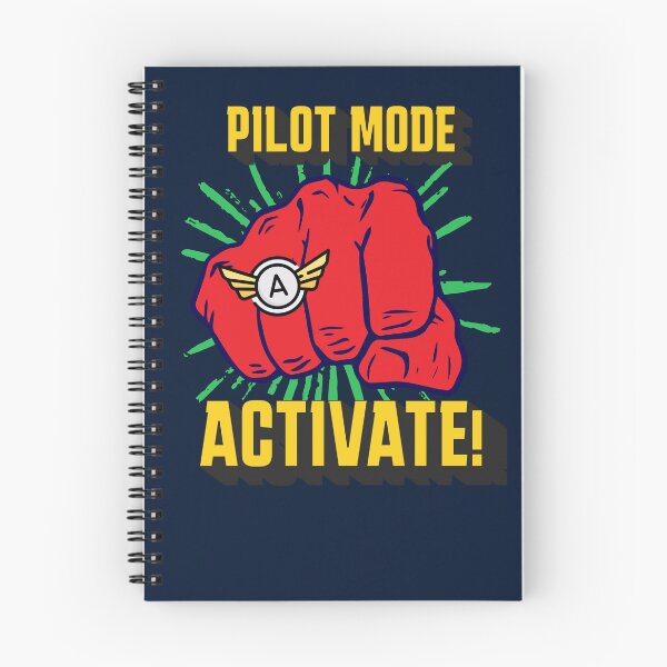 Item preview, Pilot Mode Activate Funny Aviation designed and sold by Manifest-Style.