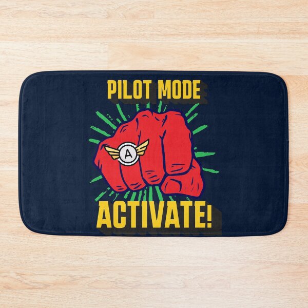 Item preview, Pilot Mode Activate Funny Aviation designed and sold by Manifest-Style.