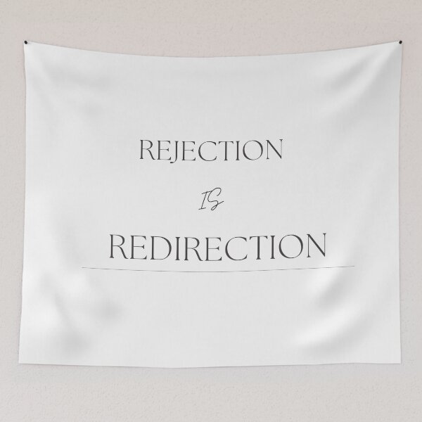 Item preview, Rejection is Redirection Motivational phrase  designed and sold by MotivaBoutique.