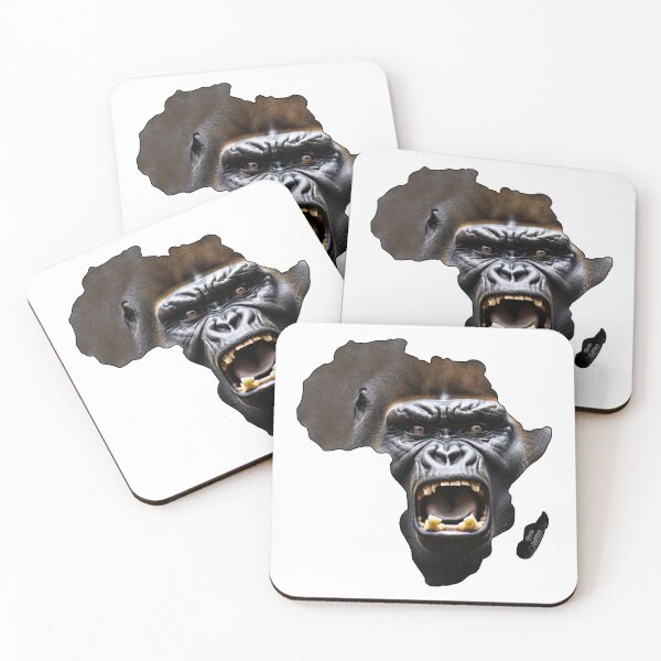 Item preview, Wild Gorilla in Mother Continent; Africa; designed and sold by StickerApe.