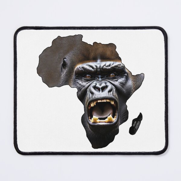 Item preview, Wild Gorilla in Mother Continent; Africa; designed and sold by StickerApe.
