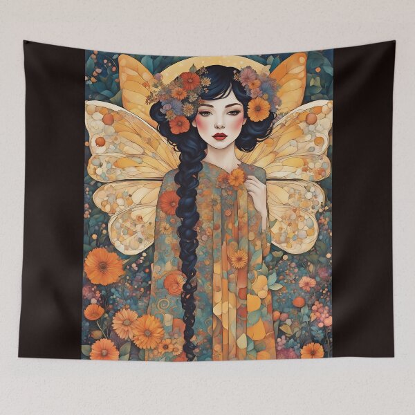Item preview,  Moon Fairy No. 0018- abstract,  fairy nouveau designed and sold by FaerieFusion.