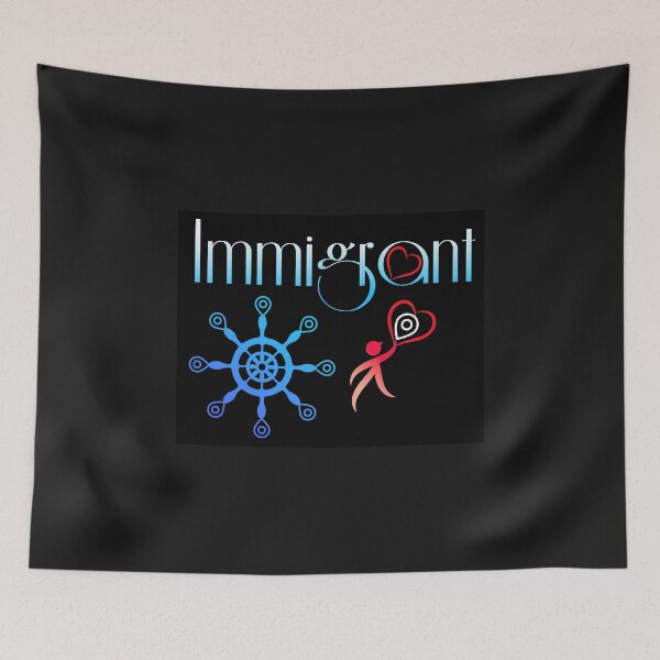 Item preview, Immigrant designed and sold by PVR VisualArtist  Pamela Vasquez Rodriguez.