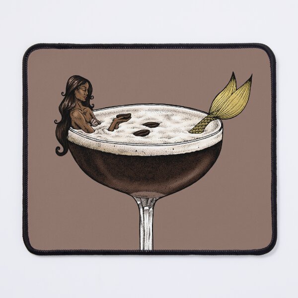 Item preview, Espresso Martini Cocktail Mermaid designed and sold by Elizabeth Weglein.