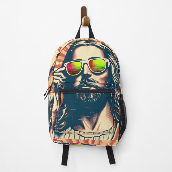 Item preview, Vintage Poster: Jesus with Fluorescent Sunglasses and Retro Texture designed and sold by IAPICTURE.