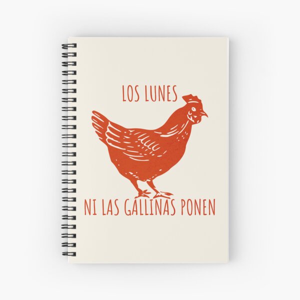 Vista previa del artículo con la obra «Los lunes ni las gallinas ponen», diseñado y vendido por Ztudio.