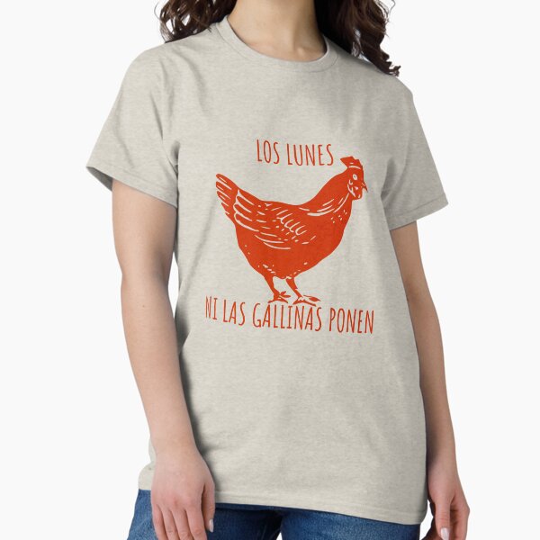 Item preview, Los lunes ni las gallinas ponen designed and sold by Ztudio.