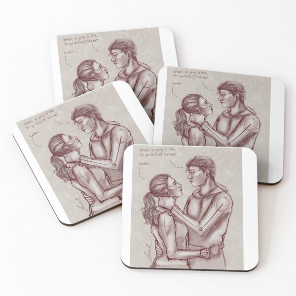 Item preview, The almost kiss designed and sold by lolly-loves-art.