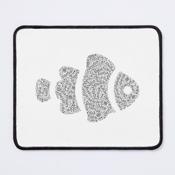 Item preview, Fish - Multilingual Word Cloud designed and sold by mr-k-store.