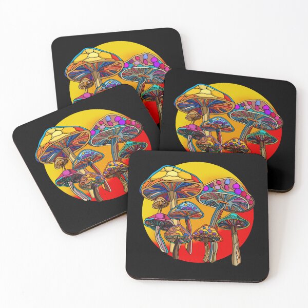 Item preview, Stained Glass Mushroom Window #3 designed and sold by DaveDanchuk.