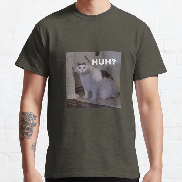 HUH Cat Essential T-Shirt for Sale by olbibulbis