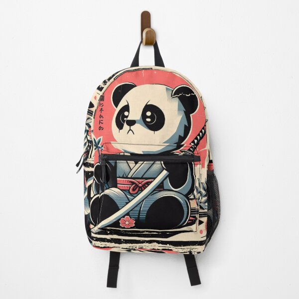 Item preview, Vintage Art: Panda Bear in Kimono with Katana, Japanese Details designed and sold by IAPICTURE.