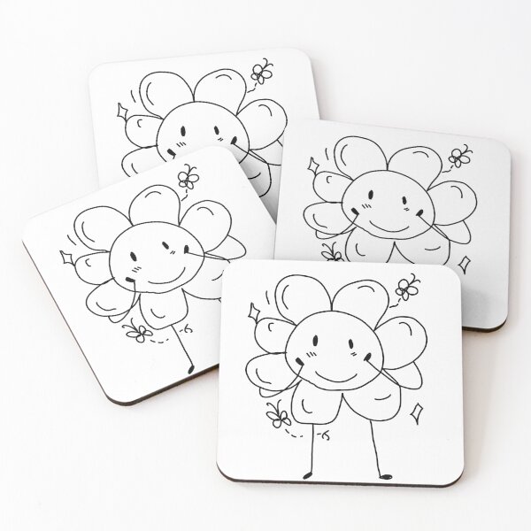 Item preview, flower cartoon, little flower girl designed and sold by 236Reel.